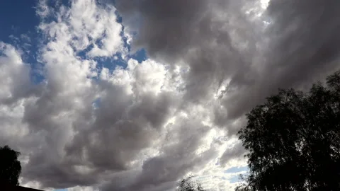 Storm Cloud Time Lapse Video stock 140139667