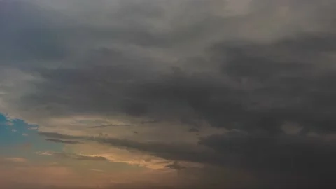 Storm cloud timelapse 4k Stock Footage 142748218