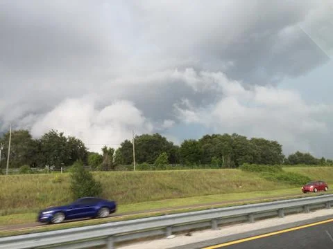 Storm Cloud Touching Ground (SCUD CLoud) Stock Photos
