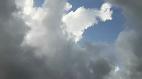 Storm clouds 2 real time Video stock 568693