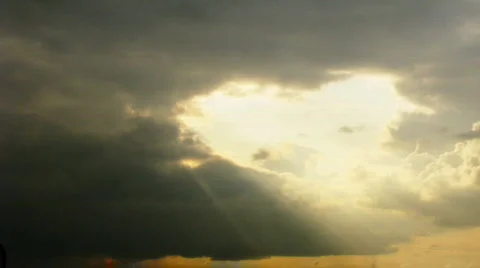 Storm clouds 2 time lapse Stock Footage 270013