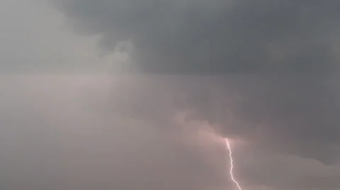 Storm clouds and lightning flashes Stock Footage 27330781