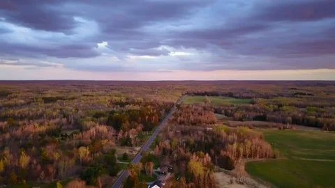 Storm Clouds and Sun Stock Footage 89612487