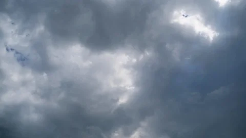 Storm Clouds are Moving in Sky, Timelapse. Stock Footage 115061103