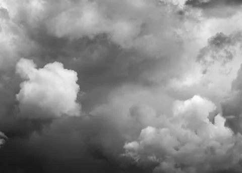 Storm clouds background, dramatic sky Stock Photos