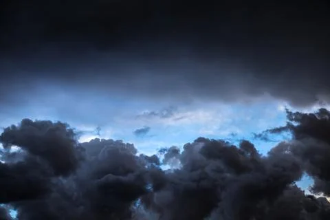 Storm Clouds Background Stock Photos
