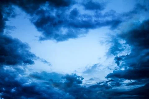 Storm Clouds Background Foto stock