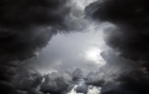 Storm Clouds Background Stock-Fotos