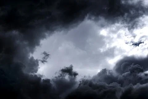 Storm Clouds Background Stock Photos