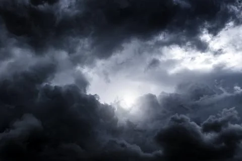 Storm Clouds Background Stock Photos