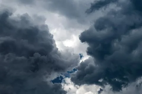 Storm Clouds Background Stock Photos