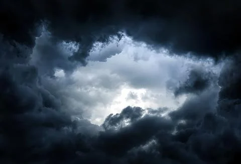 Storm Clouds Background Stock Photos