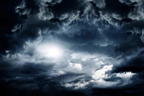 Storm Clouds Background Stock Photos