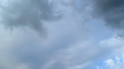 Storm Clouds Background Timelapse Stock Footage 260950680