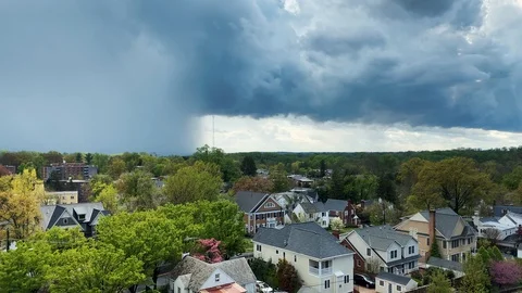 Storm clouds in Bethesda Stock Footage 128333022