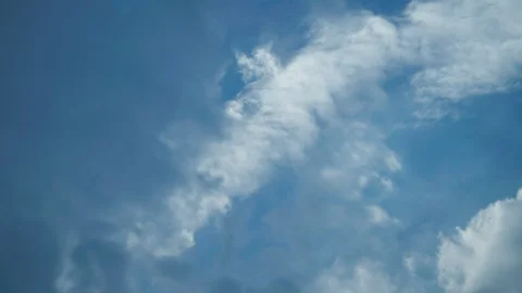 Storm clouds blow quickly. Stock Footage 129167648