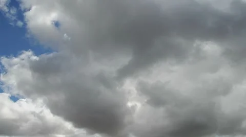 Storm Clouds Blowing Over Timelapse Stock Footage 8689324