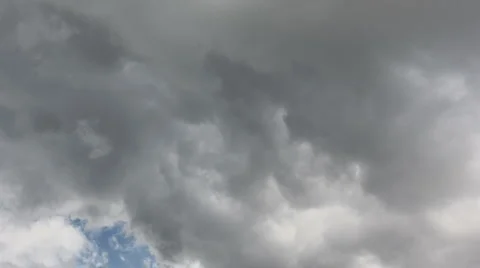 Storm Clouds Blowing In - Time Lapse Stock Footage 999669