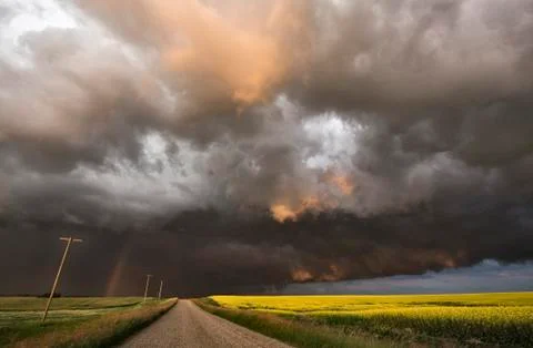Storm Clouds Canada Stock Photos