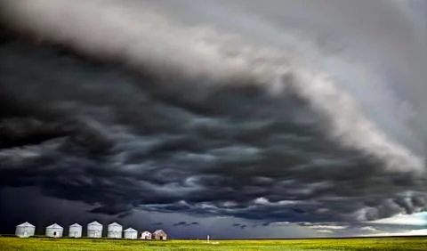 Storm Clouds Canada Stock Photos