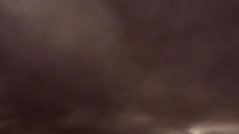 Storm clouds clear to blue sky depression lifting 4K Video stock 98159680