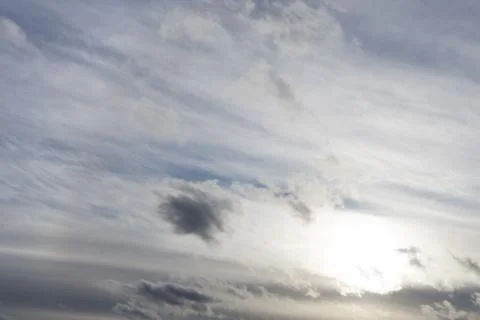 Storm Clouds closeup on the Sky Background . Stock Photos