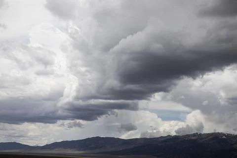 Storm clouds creating a dark sky Stock Photos