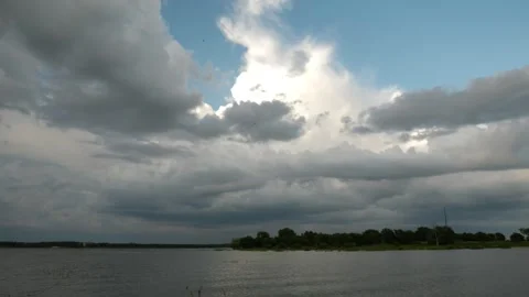 Storm Clouds at Dusk Stock Footage 160544191