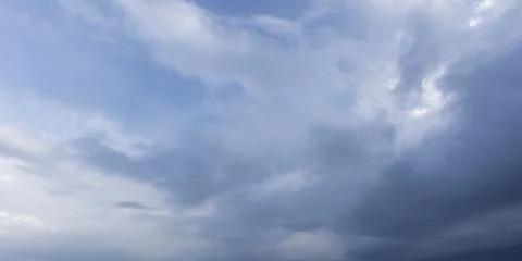 A Storm clouds at dusk, moody cloud sky replacement Stock Photos