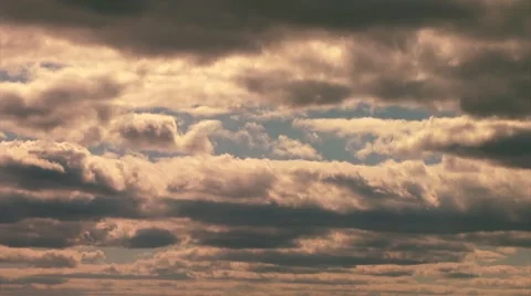 Storm Clouds float by Stock Footage 44408769