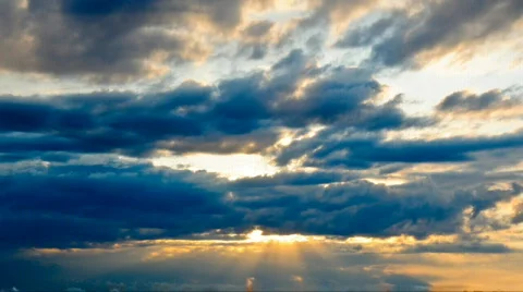 Storm clouds fly-through Stock Footage 454282