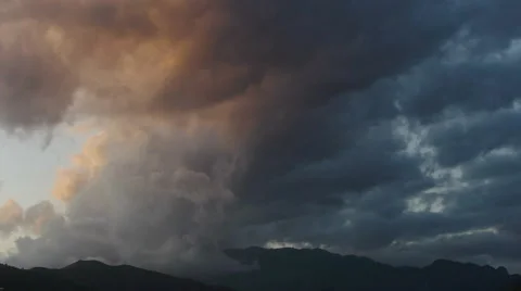 Storm clouds Stock Footage 53841442