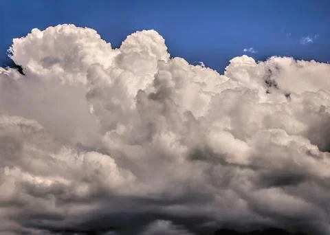Storm Clouds Forming in HDR Effect Stock Photos