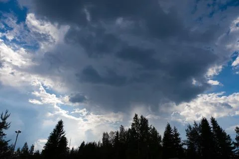 Storm clouds forming Stock Photos