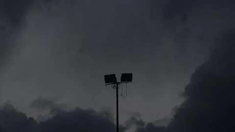 Storm clouds gather Stock Footage 148380089