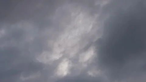 Storm Clouds Gathering in Dramatic Sky Stock Footage 305957690