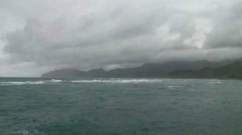 Storm Clouds in Hawaii Stock Footage 54709369