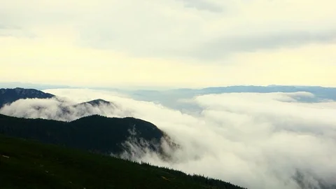 Storm clouds in the High Tatras Stock Footage 115487864