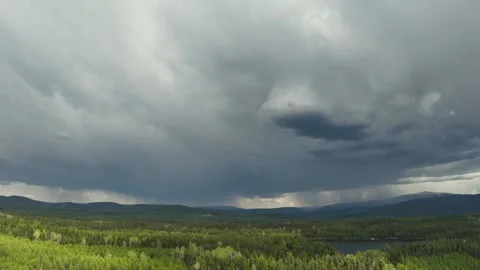 Storm clouds hyperlapse Stock Footage 264075620