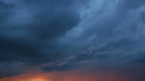 Storm clouds II Stock Footage 8009628