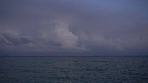 Storm clouds Lightning Strike Stock Footage 82570338