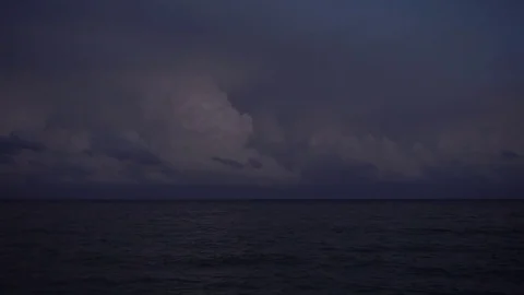 Storm clouds Lightning Strike Stock Footage 82570701