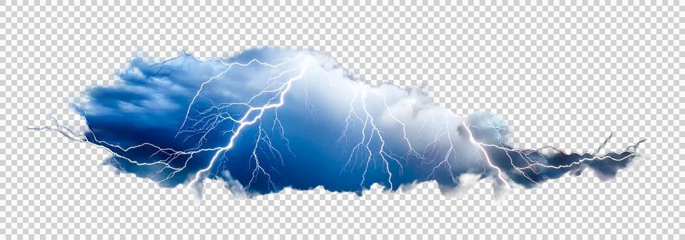 Storm clouds with lightnings65 Stock Illustration