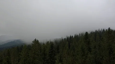 Storm clouds in the mountains Stock Footage 116630453