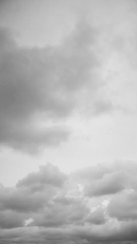 Storm clouds move slowly across the sky. Stock Footage 346035412