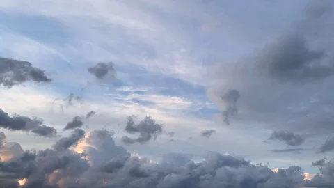 Storm clouds moving across the sky Stock Footage 118405335
