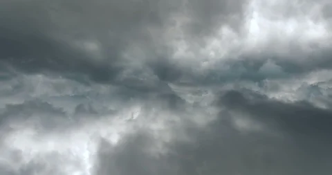 Storm clouds moving fast, with dark clouds background real cloudy weather Stock Footage 115846823