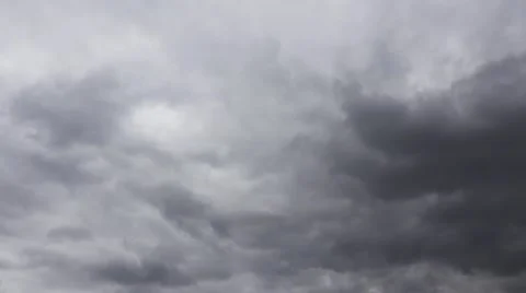 Storm clouds moving fast Stock Footage 49336597