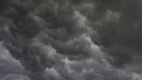 Storm clouds moving fast Stock Footage 71129546