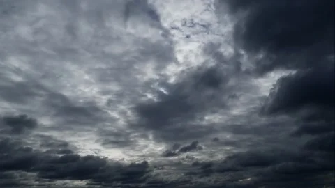 Storm Clouds Moving in the Sky. Time Lapse Stock Footage 155967477